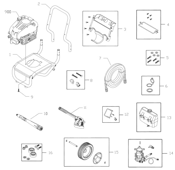 Craftsman Pressure Washer 580752160 Parts